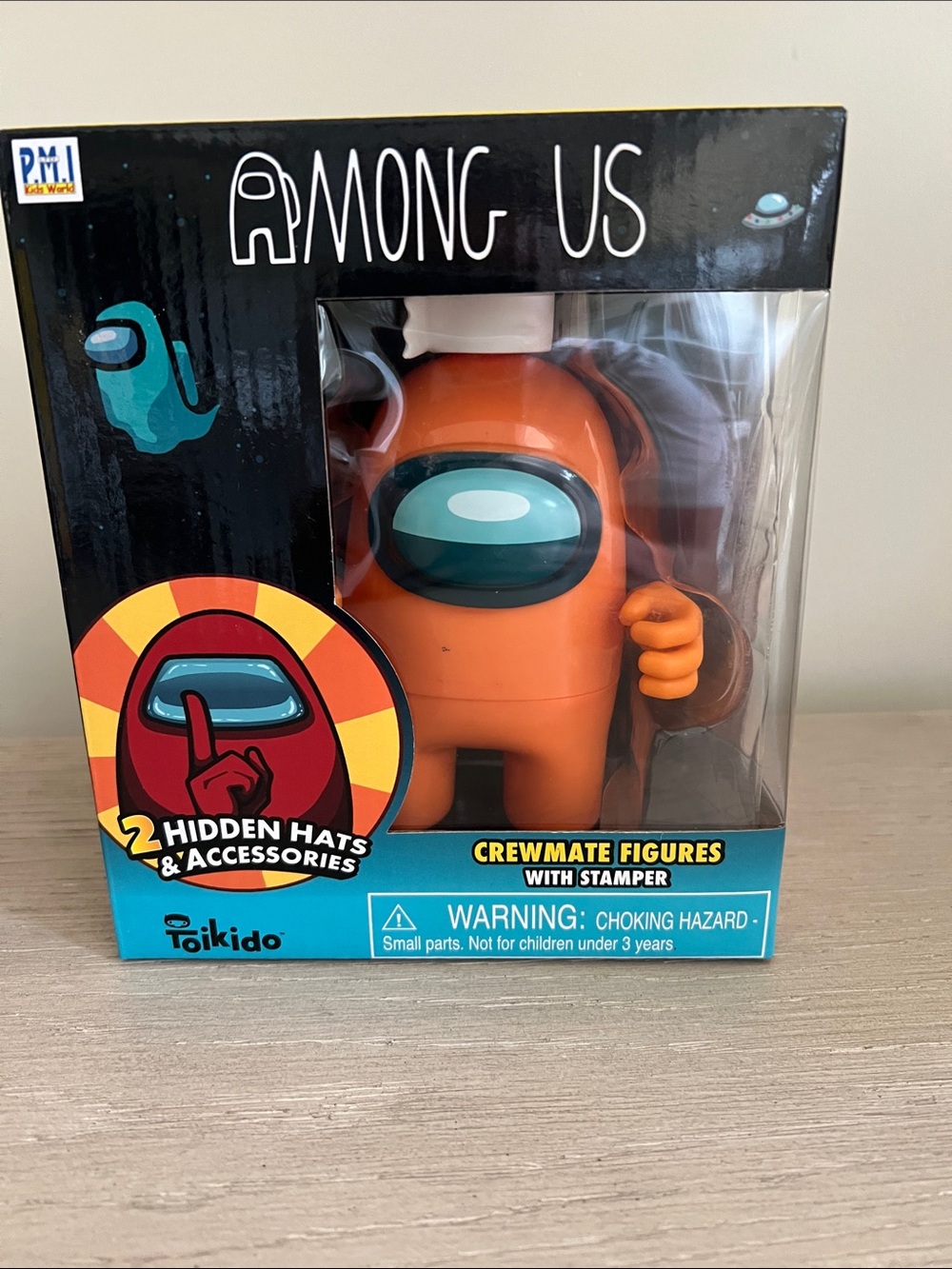 New in box Among Us crew mates figures with stamper